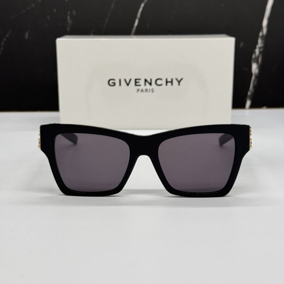 NEW GV40076I 01A GIVENCHY WOMEN SUNGLASSES BLACK EYEWEAR GIVENCHY - Picture 2 of 11